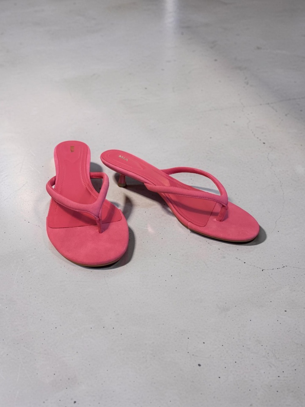 Pink Slide Kitten Heel